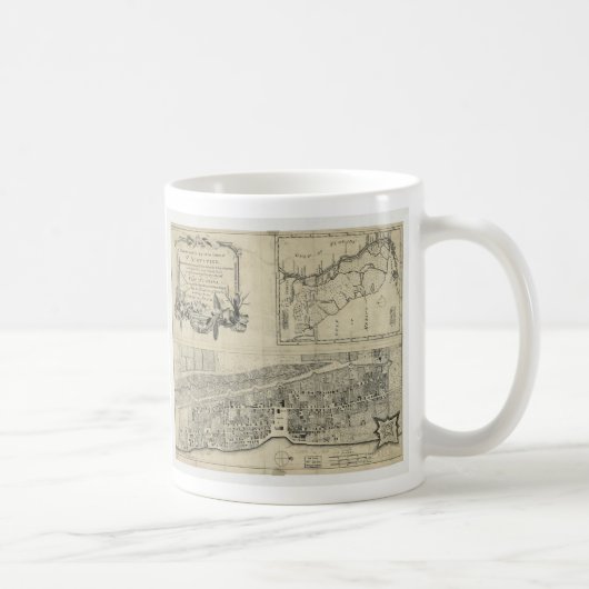 Karte von St Augustine Florida (1764) Kaffeetasse (Rechts)