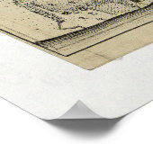 Karte von St. Augustine Florida (1764) Poster (Ecke)