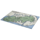 Karte von St Simons Island  Schneidebrett (Ecke)