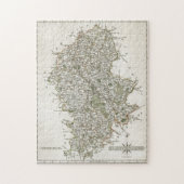 KARTE VON STAFFORDSHIRE, 1793 PUZZLE (Vertikal)