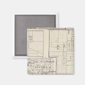 Karte von Stark und westlich von Marshall-Landkrei Magnet (Vorderseite/Rückseite)