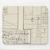 Karte von Stark und westlich von Marshall-Landkrei Mousepad (Vorne)