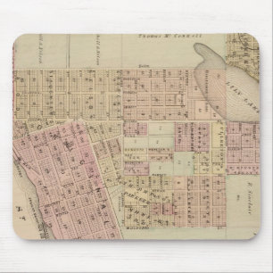 Karte von Stillwater, Washington Landkreis, Minnes Mousepad