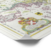 Karte von Stockholm, Schweden Poster (Ecke)