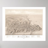 Karte von Stonington, Connecticut 1879 Poster (Vorne)