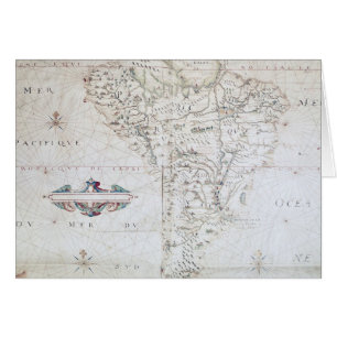 Karte von Südamerika