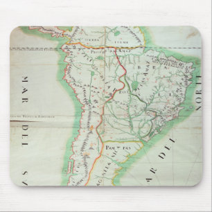 Karte von Südamerika, 1777 Mousepad