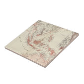 Karte von Südostasien u. von Nordaustralien Fliese (Seite)