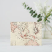 Karte von Südostasien und Nordaustralien (Stehend Vorderseite)