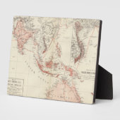 Karte von Südostasien und Nordaustralien Fotoplatte (Seite)