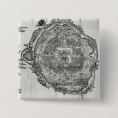 Karte von Tenochtitlan Button (Vorderseite)