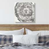 Karte von Tenochtitlan Leinwanddruck (Insitu (Schlafzimmer))