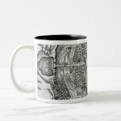 Karte von Tenochtitlan Zweifarbige Tasse (Links)