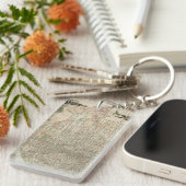 Karte von Texas mit Landkreis-Grenzen Schlüsselanhänger (Vorderseite rechts)