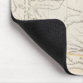 Karte von Texas Mousepad (Ecke)