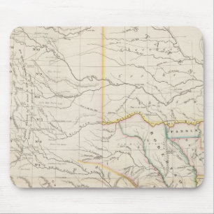 Karte von Texas Mousepad