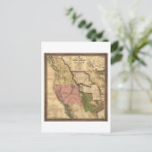 Karte von Texas Oregon und Kalifornien (1846) (Stehend Vorderseite)