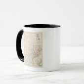 Karte von Texas Tasse (Vorderseite Links)