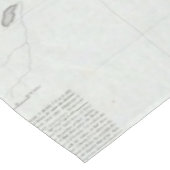 Karte von Texas und Teil New Mexiko Tischdecke (Schrägansicht)