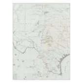 Karte von Texas und Teil New Mexiko Tischdecke (Vorderseite)