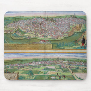 Karte von Toledo und von Valladolid, von Mousepad