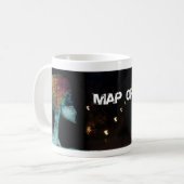 "Karte von Träumen " Kaffeetasse (Vorderseite Links)