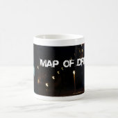 "Karte von Träumen " Kaffeetasse (Mittel)