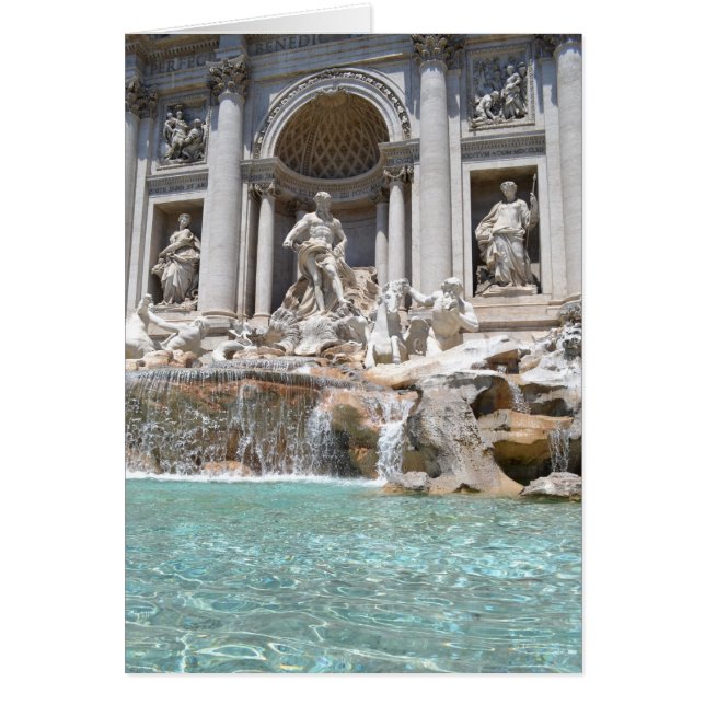 Karte von Trevi Fountian (Vorne)