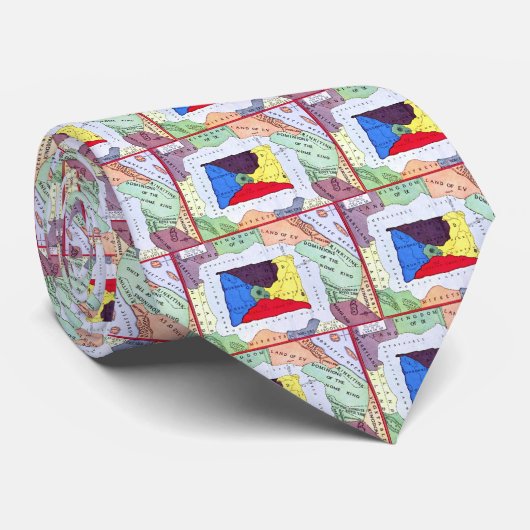 Karte von Unze Krawatte (Gerollt)