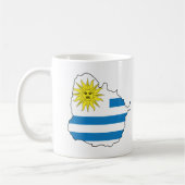 Karte von Uruguay Kaffeetasse (Links)