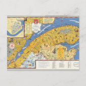 Karte von Vacanes, Quebec, Gaspesie (Kanada) (Vorderseite)