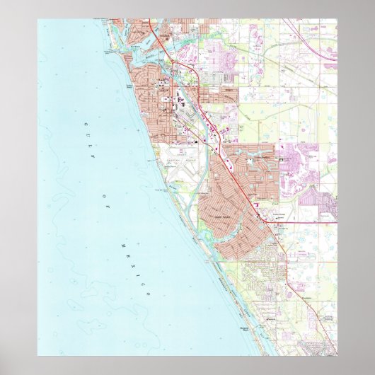 Karte von Venedig Florida (1973) Poster (Vorne)