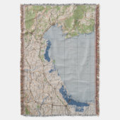 Karte von Venedig, Italien Decke (Vorderseite Vertikal)