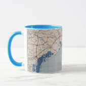 Karte von Venedig, Italien Tasse (Links)