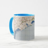 Karte von Venedig, Italien Tasse (Vorderseite Links)