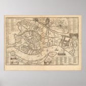 Karte von Venedig von Nicolas de Fer 1725 Poster (Vorne)