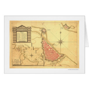 Karte von Veracruz, Mexiko durch G. de Bois 1798