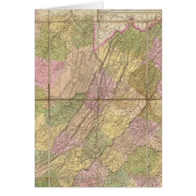 Karte von Virginia (Vorne)