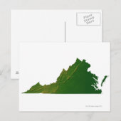 Karte von Virginia (Vorne/Hinten)