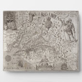 Karte von Virginia, entdeckt und beschrieben von C Fotoplatte (Vorderseite)