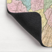 Karte von Virginia, Maryland und Delaware Mousepad (Ecke)