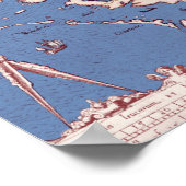 Karte von Virginia Poster (Ecke)