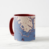 Karte von Virginia Tasse (Vorderseite Links)