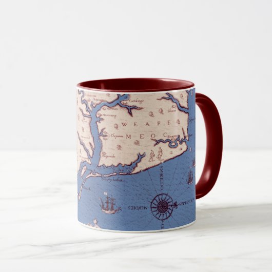 Karte von Virginia Tasse (VorderseiteRechts)