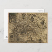 Karte von Virginia von John Smith (1624) (Vorne/Hinten)