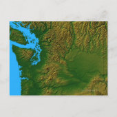 Karte von Washington (Vorderseite)