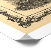 Karte von Washington DC und Georgetown 1862 Poster (Ecke)