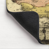 Karte von Westafrika 1743 Mousepad (Ecke)