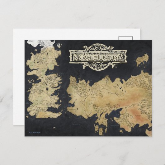Karte von Westeros (Vorne/Hinten)