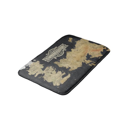 Karte von Westeros Badematte (Schrägansicht)